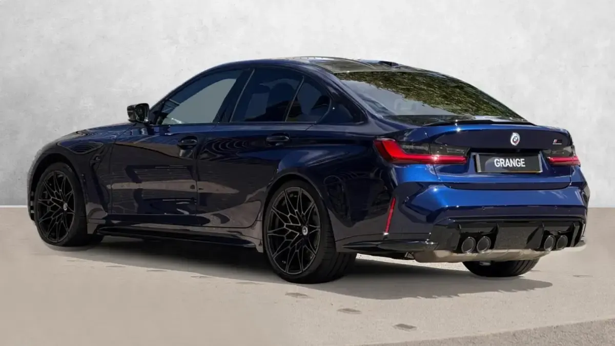 Begagnad BMW M3 Competition Edition 502 HK (369 kW) 2022 Blå Sedan