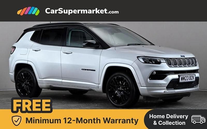 Silver/black Used 2023 Jeep Compass SUV | £17,397 - Image 1/4
