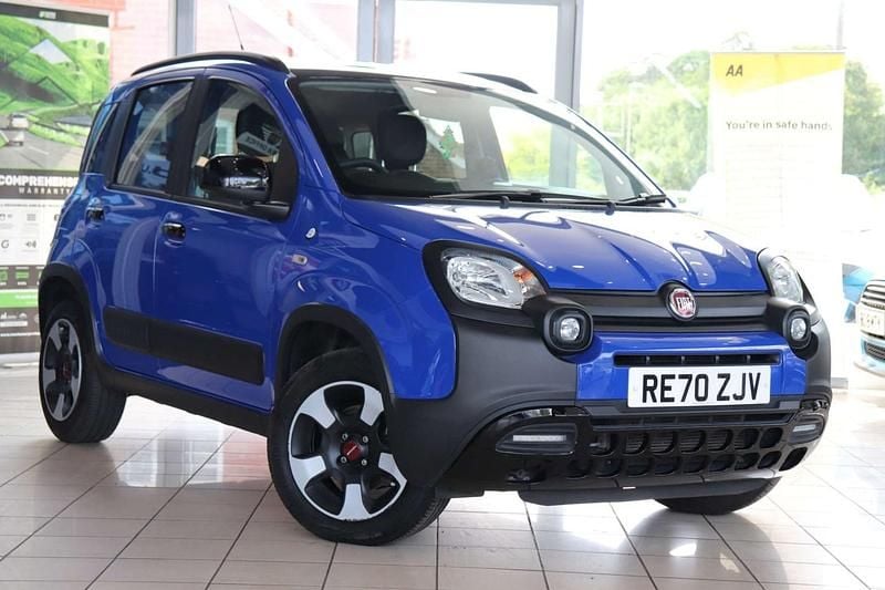 Blue and black Used 2020 Fiat Panda Hatchback | £9,270 (Fair price) - Image 1/4