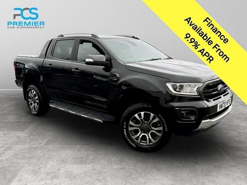 Black Used 2020 Ford Ranger Wildtrack Pickup | £16,300 (Good price) - Image 1/3