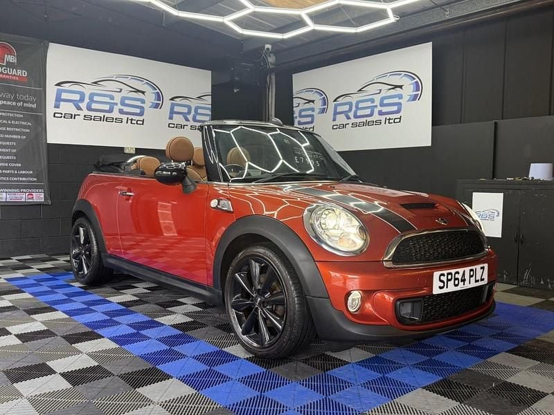 Used Mini Cooper S Cabriolet 2014 Orange Cabriolet