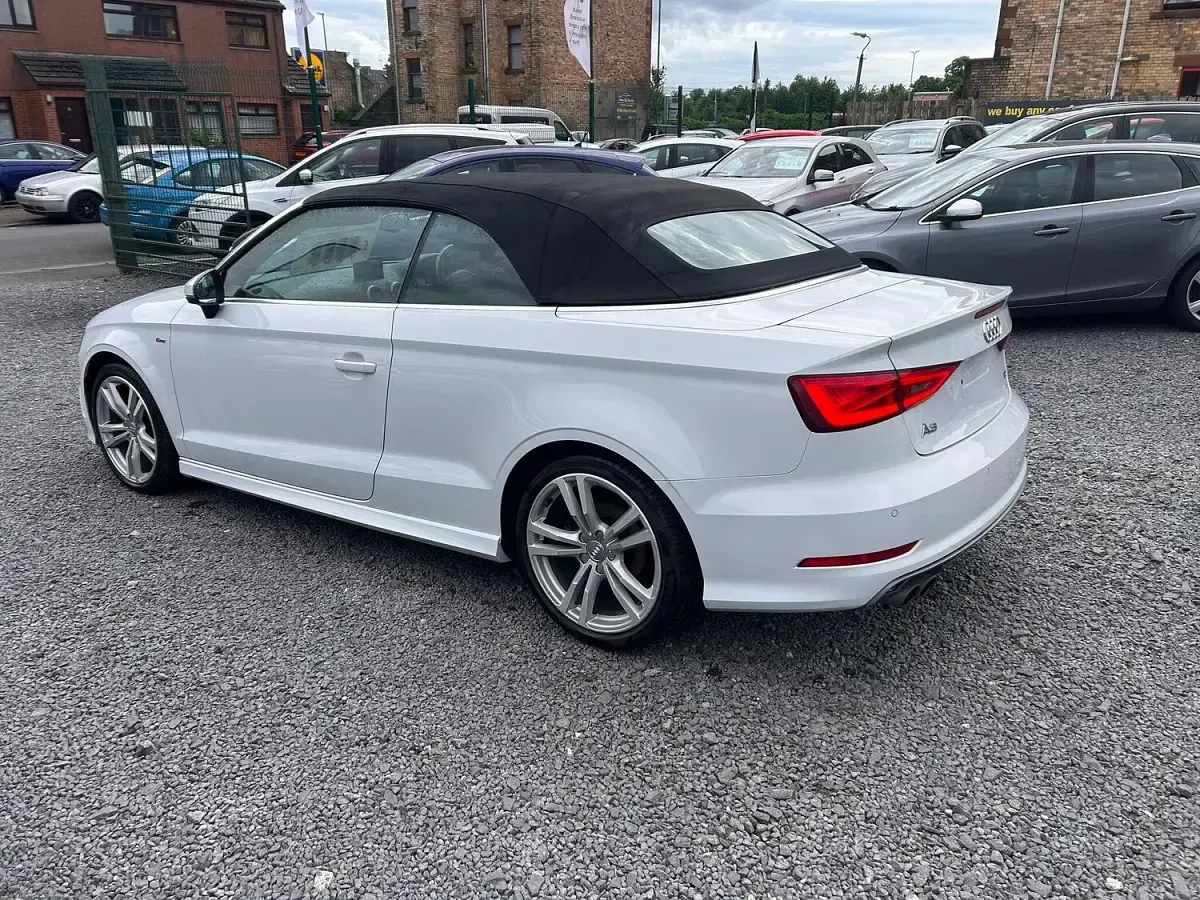 Used Audi A3 Cabriolet S-Line 2015 White Cabriolet