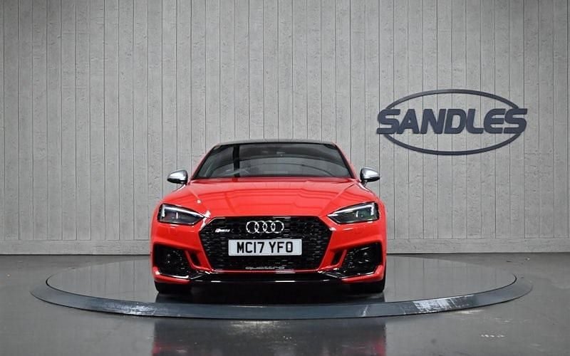 Used Audi RS5 Comfort 450 HP (330 kW) 2017 Red Coupe