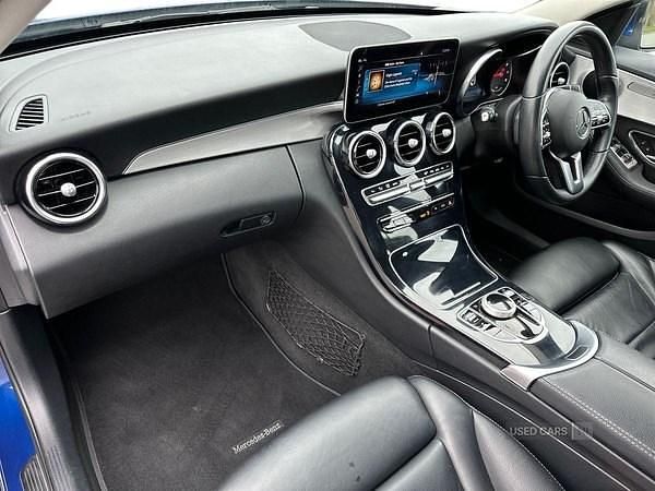 Used Mercedes C200 2020 Blue Sedan