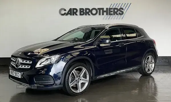 Used Mercedes GLA220 AMG Line Premium 177 HP (130 kW) 2017 Blue SUV