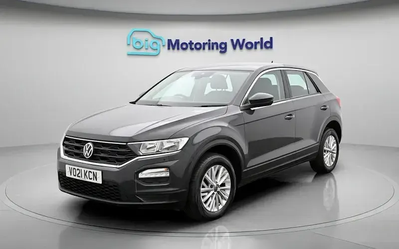 Usado VW T-Roc S 110 HP (80 kW) 2021 Cinzento SUV