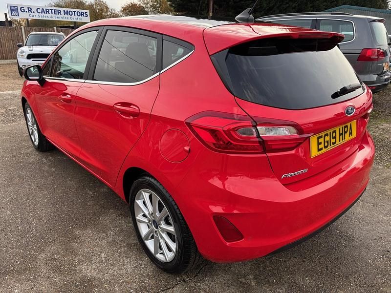 Used Ford Fiesta Titanium 2019 Red Hatchback