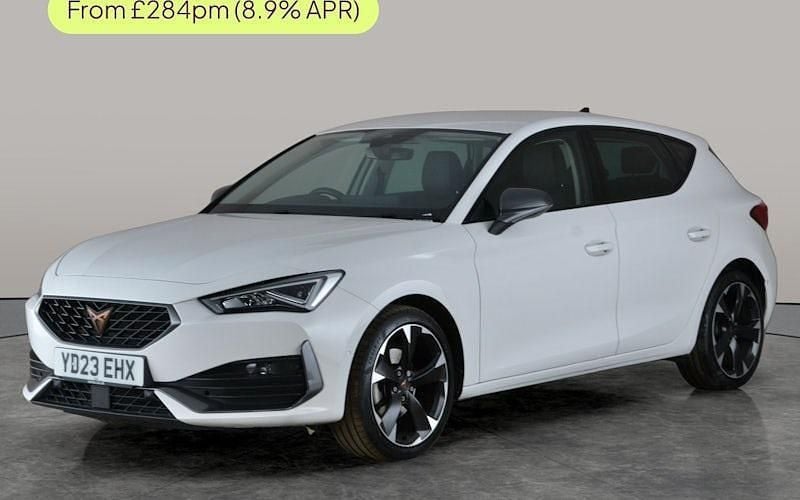 Used Cupra Leon 150 HP (110 kW) 2023 White Hatchback