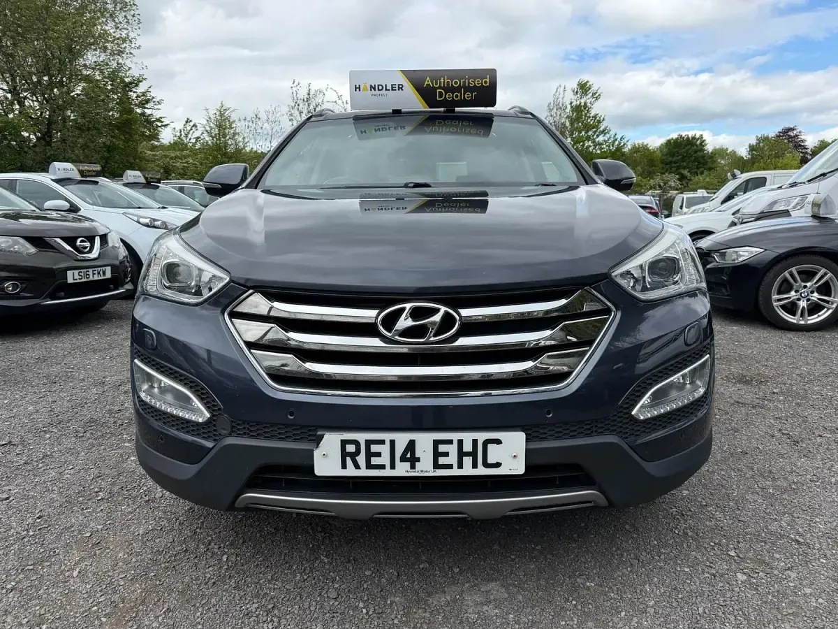 Used Hyundai Santa Fe Premium SE 2014 Blue SUV
