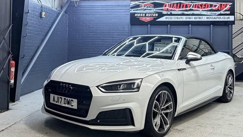White Used 2017 Audi S5 Cabriolet Comfort Cabriolet | £21,995 - Image 1/4