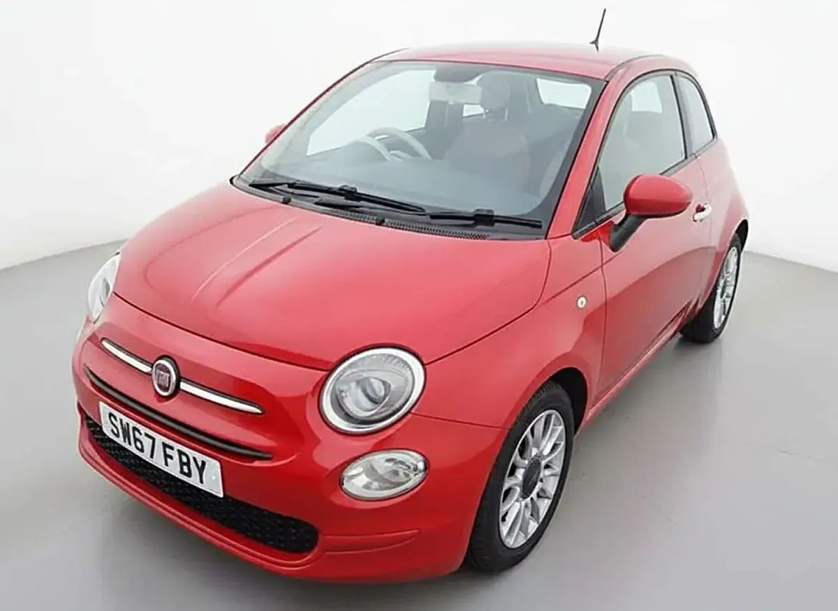 Used Fiat 500 Pop Star 69 HP (50 kW) 2018 Red Hatchback