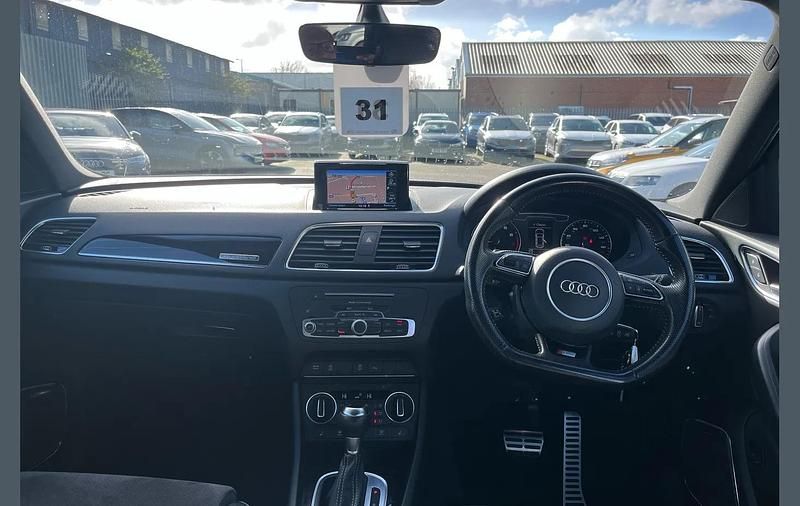 Used Audi Q3 Black Edition 177 HP (130 kW) 2017 Blue SUV