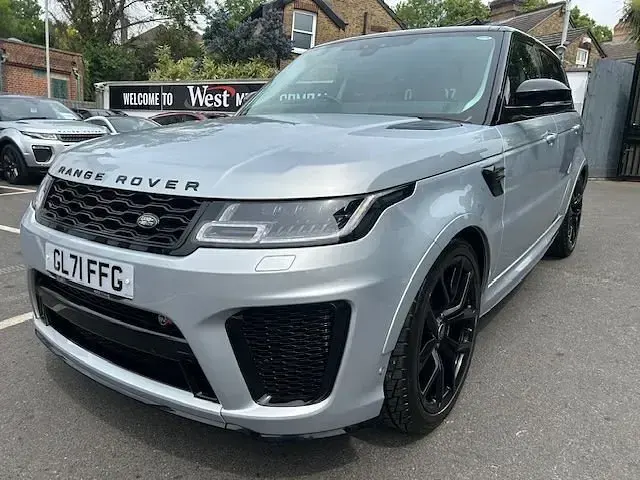 Used Land Rover Range Rover Sport SVR 575 HP (422 kW) 2021 Silver SUV