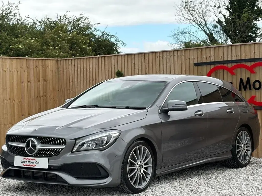 Used Mercedes CLA180 Shooting Brake AMG line 122 HP (89 kW) 2017 Grey Estate