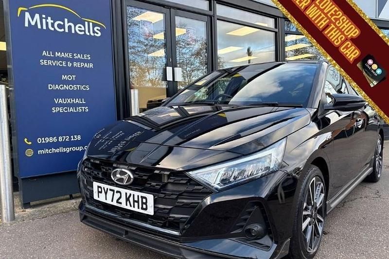 Black Used 2023 Hyundai i20 N Line Hatchback | £14,695 (Fair price) - Image 1/1