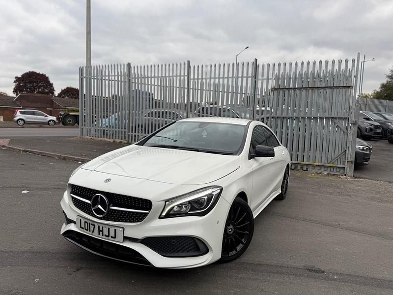 Used Mercedes CLA180 AMG line 122 HP (89 kW) 2017 White Sedan