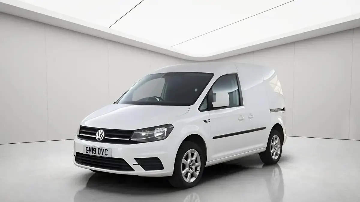 Used VW Caddy Trendline 102 HP (75 kW) 2019 White MPV