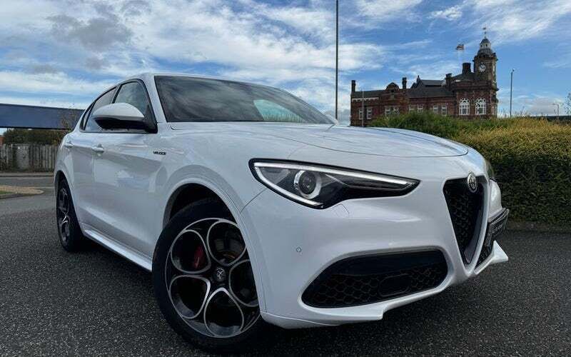White Used 2020 Alfa Romeo Stelvio Veloce SUV | £29,295 (Expensive) - Image 1/4