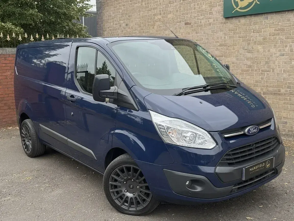 Used Ford Transit Custom Trend 130 HP (95 kW) 2017 Blue Van
