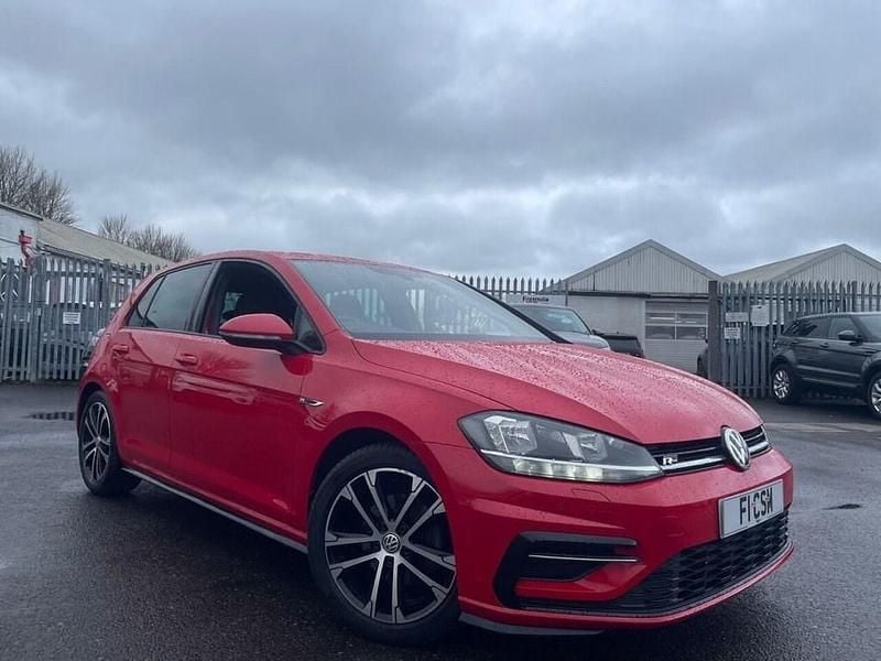 Used VW Golf VII R-line 150 HP (110 kW) 2019 Red Hatchback