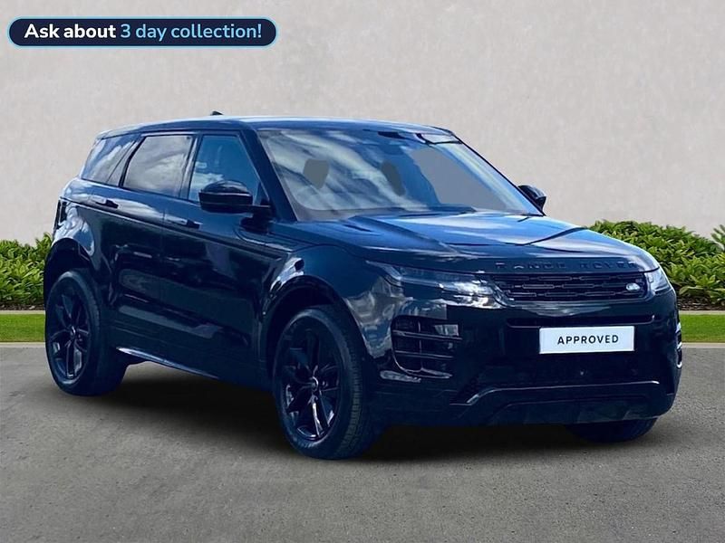 Black Used 2025 Land Rover Range Rover evoque SUV | £39,761 - Image 1/4