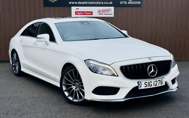 Used Mercedes CLS220 AMG Line Premium Plus 177 HP (130 kW) 2017 White Sedan
