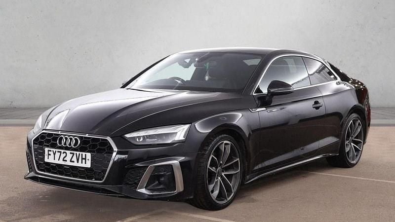 Used Audi A5 S-Line 150 HP (110 kW) 2022 Black Coupe