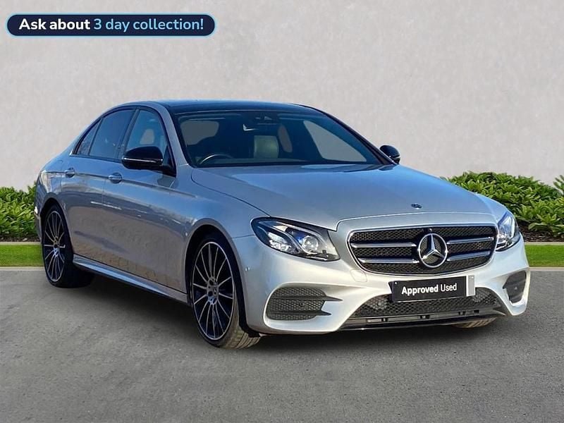 Silver Used 2020 Mercedes E350 AMG line Sedan | £29,557 (Fair price) - Image 1/4
