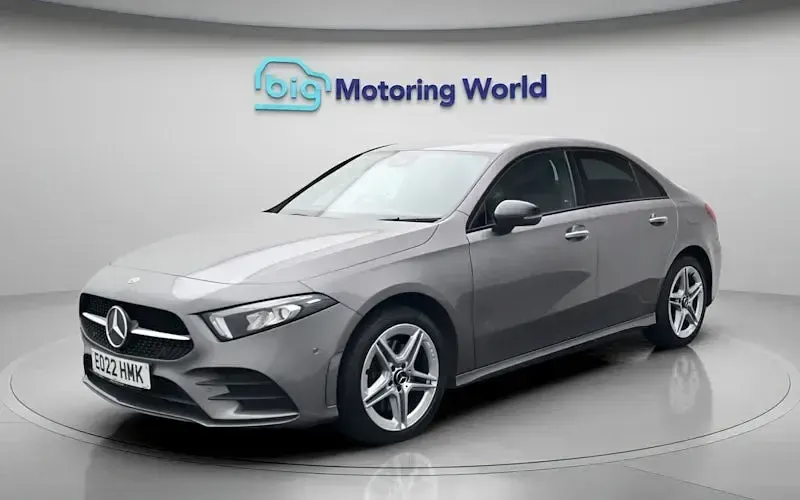 Used Mercedes A250 AMG line 259 HP (190 kW) 2022 Grey Sedan