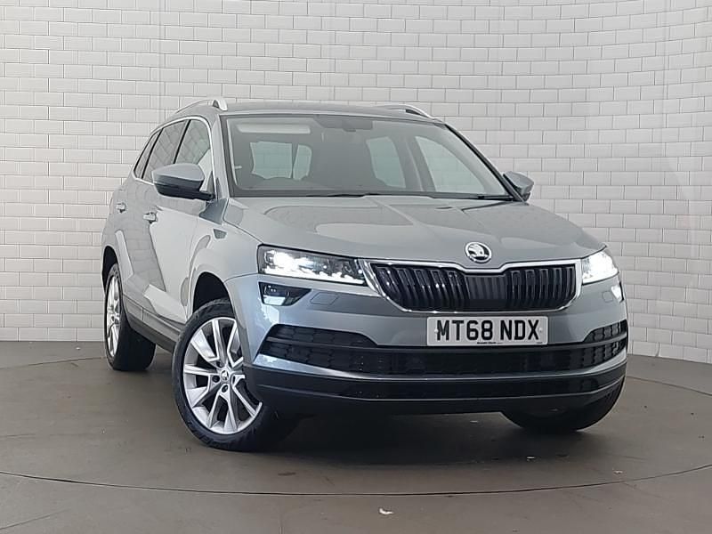 Grey Used 2018 Skoda Karoq SE L SUV | £16,998 (Fair price) - Image 1/4