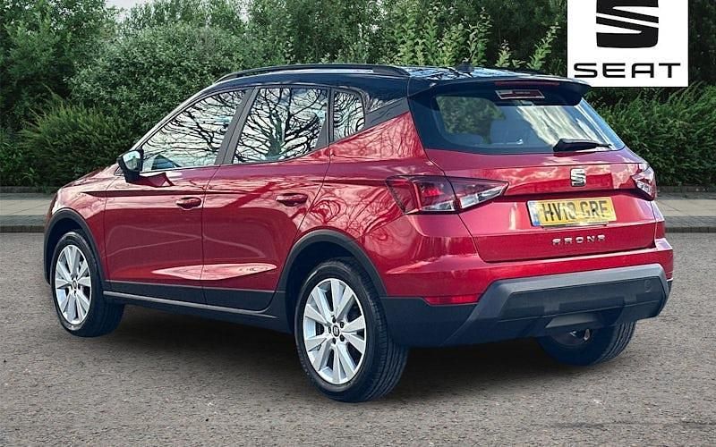 Used Seat Arona SE Technology 95 HP (69 kW) 2018 Desire red SUV