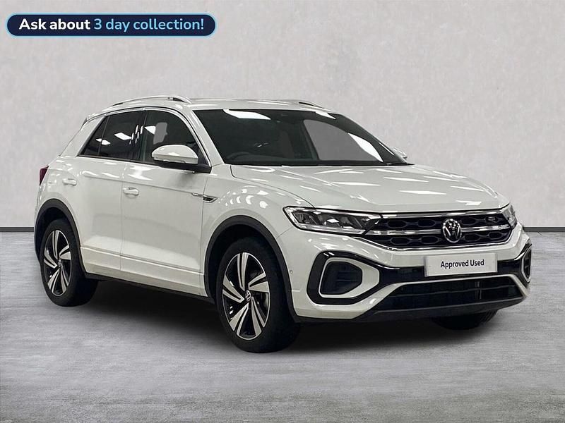 White Used 2025 VW T-Roc R-line SUV | £26,164 (Fair price) - Image 1/2