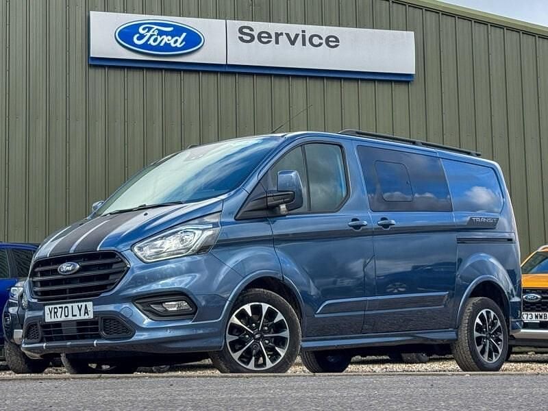 Used Ford Transit Custom Sport 185 HP (136 kW) 2020 Blue Van