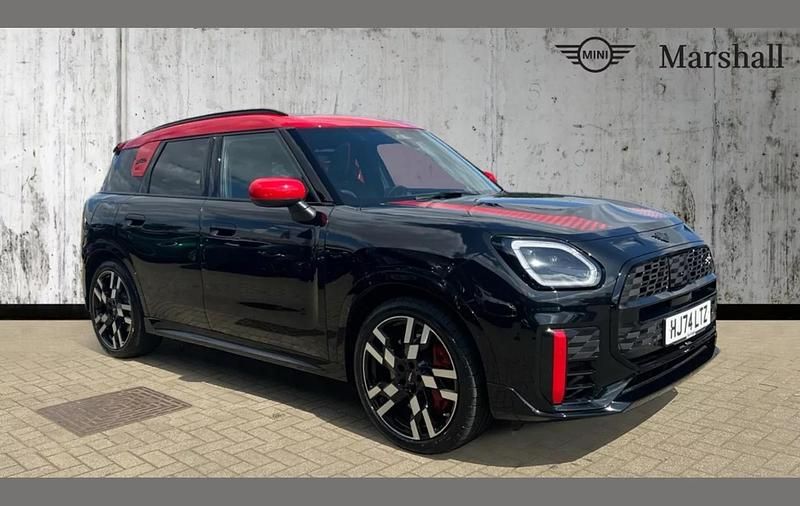 Midnight black ii Used 2025 Mini John Cooper Works Countryman SUV | £38,882 (Fair price) - Image 1/4
