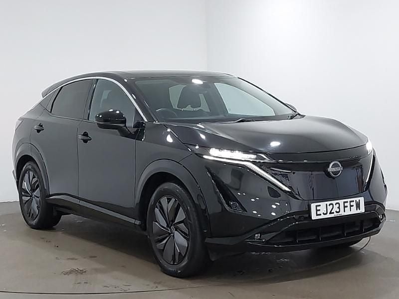 Black Used 2023 Nissan Ariya Advance SUV | £22,498 (Fair price) - Image 1/4
