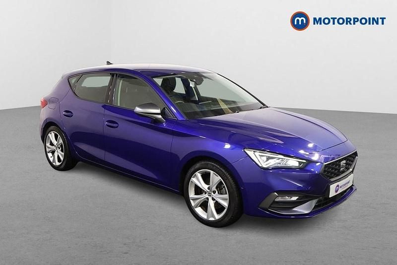 Blue Used 2021 Seat Leon FR Hatchback | £14,349 (Fair price) - Image 1/4