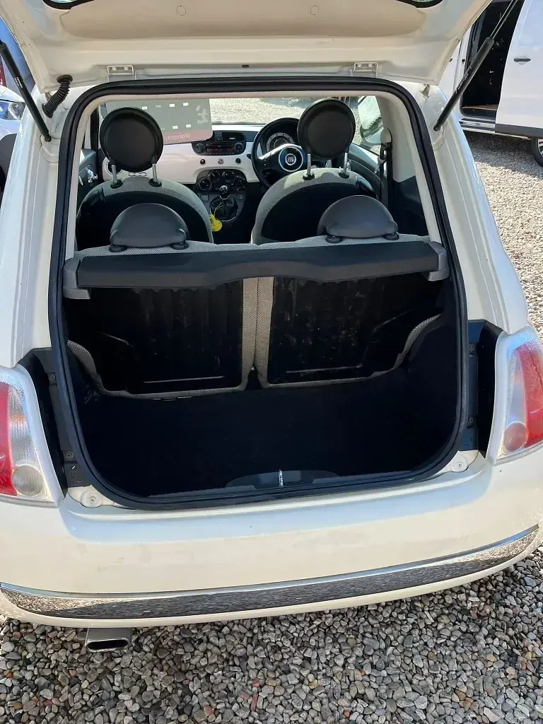 Second-hand Fiat 500 Lounge 69 CP (50 kW) 2009 Alb Cabrio