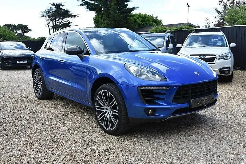 Used Porsche Macan S Diesel 2016 Blue SUV