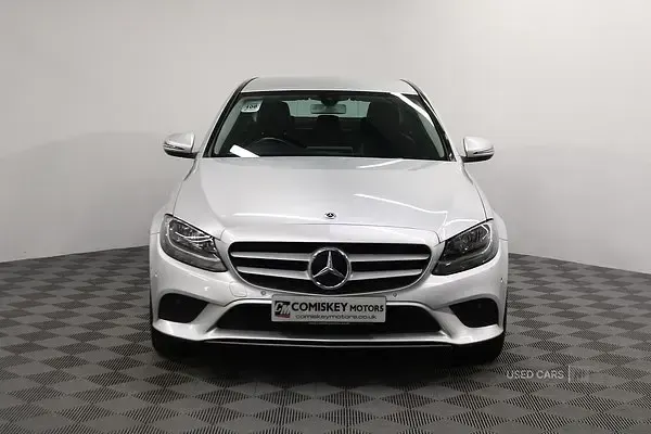 Begagnad Mercedes C220 SE 194 HK (142 kW) 2020 Silver Sedan