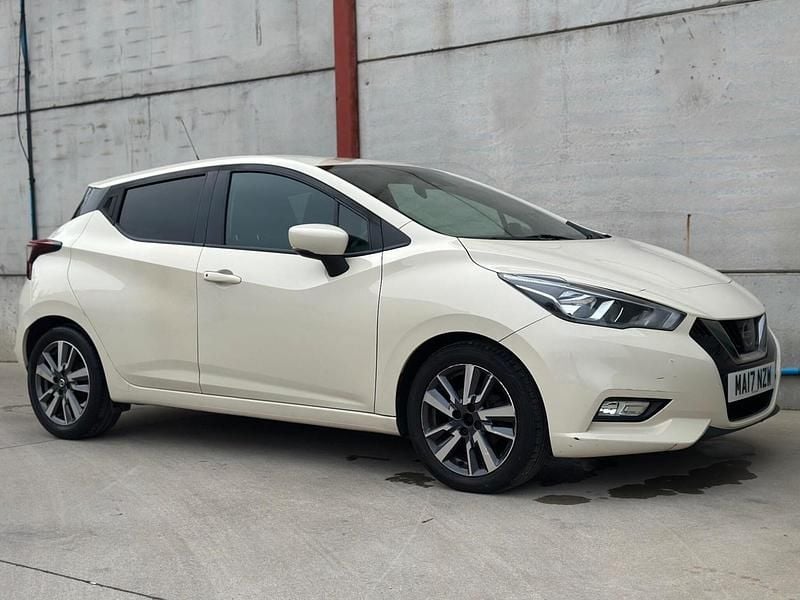 Used Nissan Micra N-Connecta 2017 White Hatchback