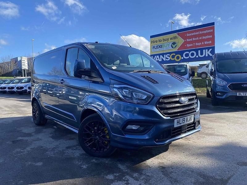 Used Ford Transit Custom Sport 170 HP (125 kW) 2019 Blue Van