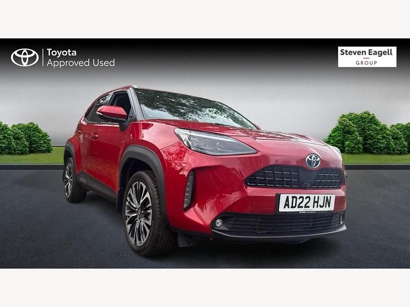 Red Used 2022 Toyota Yaris Hybrid Hatchback | £23,936 - Image 1/3