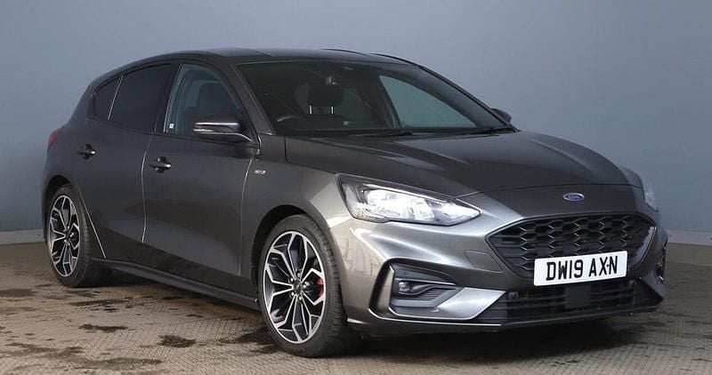 Grey Used 2019 Ford Focus ST-Line X Hatchback | £10,490 (Good price) - Image 1/2