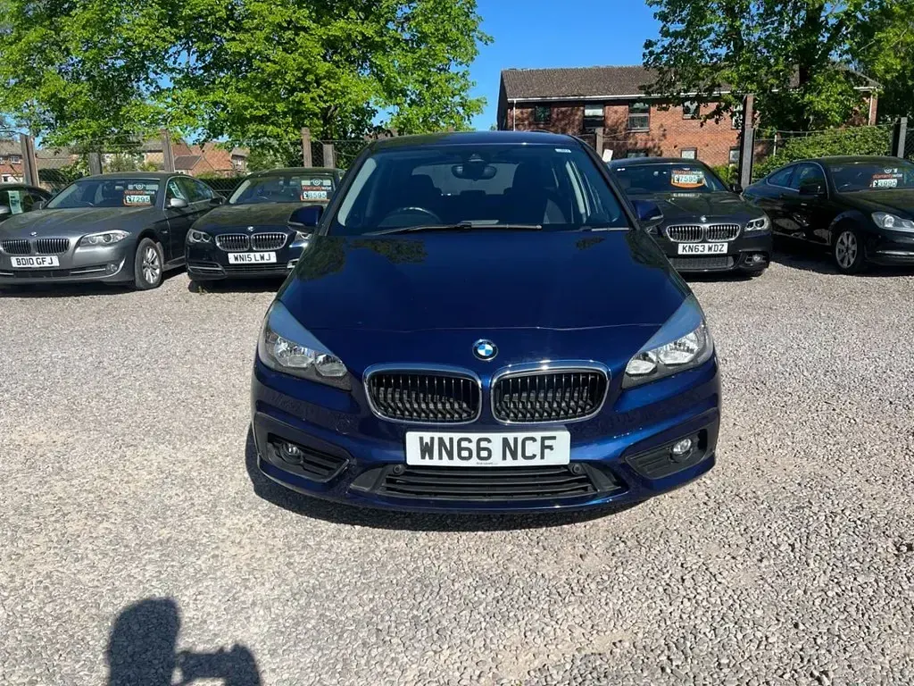 Used BMW 216 Comfort Edition 116 HP (85 kW) 2016 Blue Hatchback