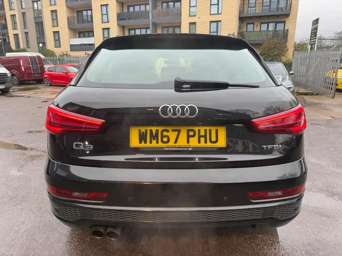 Used Audi Q3 S-Line 150 HP (110 kW) 2018 Black SUV