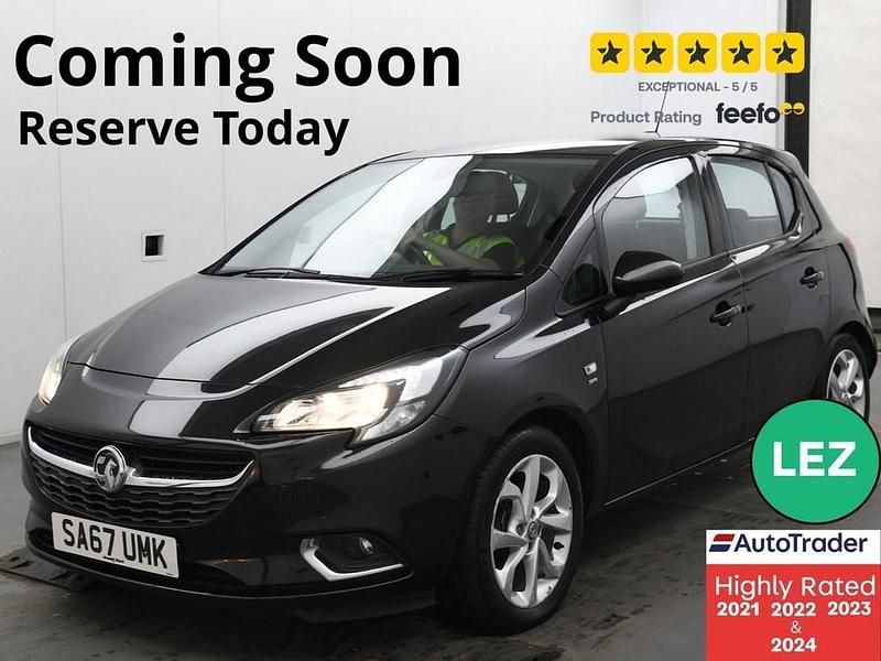 Black Used 2017 Vauxhall Corsa SRi Hatchback | £4,995 (Fair price) - Image 1/3