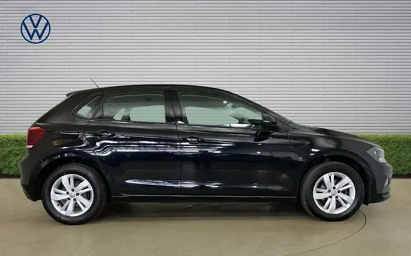 Used VW Polo Edition 95 HP (69 kW) 2019 Black Hatchback