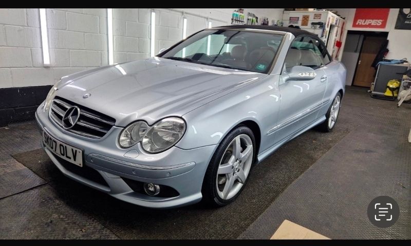 Used Mercedes CLK200 161 HP (118 kW) 2007 Silver Cabriolet