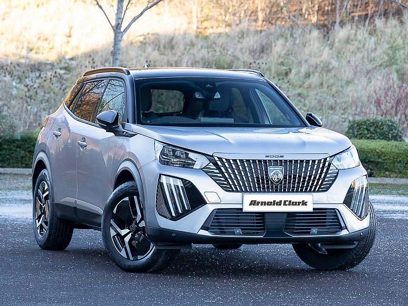 Grey New 2025 Peugeot e-2008 GTi SUV | £22,998 - Image 1/4