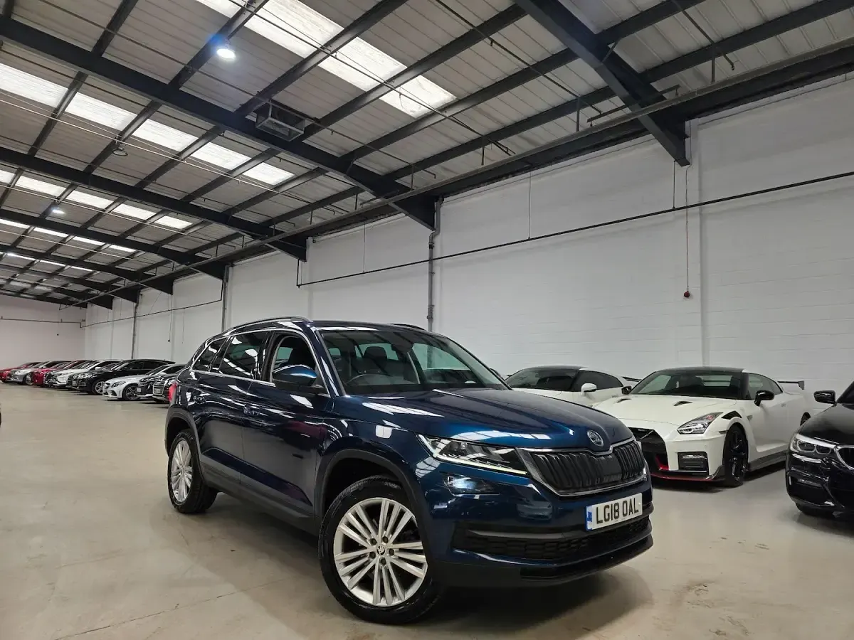 Used Skoda Kodiaq SE L 150 HP (110 kW) 2018 Blue SUV